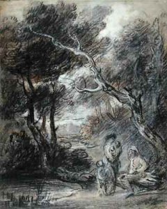 Wooded Landscape with Figures