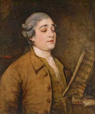 Portrait of Giusto Ferdinando Tenducci castrato singer and composer