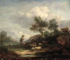 Landscape with Sheep 2