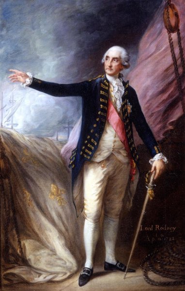 George Brydges Rodney 1719-92 Admiral of the White