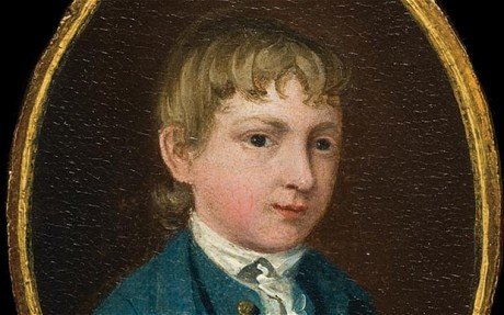 The miniature portrait of a young boy (supposed self-portrait)