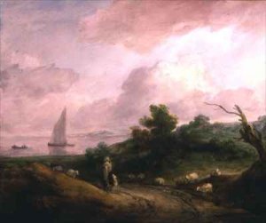 Coastal Landscape with a Shepherd and his Flock