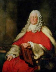 Portrait of Sir Edward Willes in Judges Robes