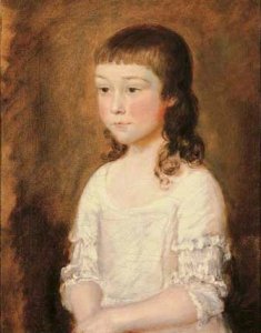 Portrait of a young girl, traditionally identified as Mary Gainsborough