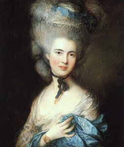 Portrait of a Lady in Blue 1777-79